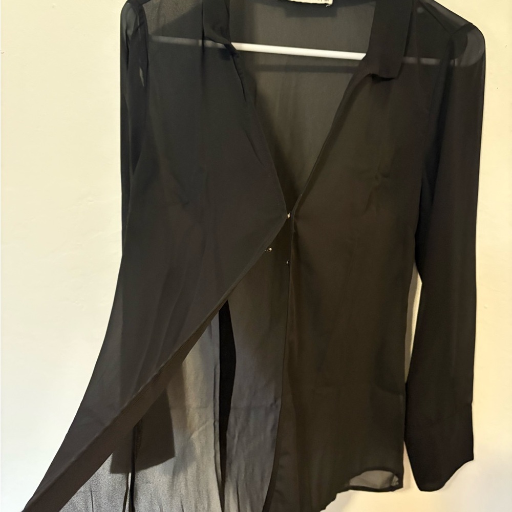 Abercrombie & Fitch Black Blouse - Picture 3 of 4